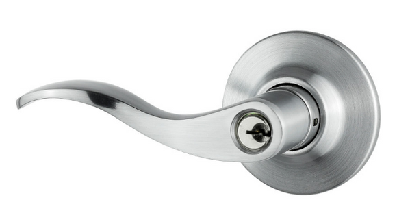 Sylvan Seattle Combination Entrance Lever & Dead Bolt Right & Left Hand - Satin Chrome