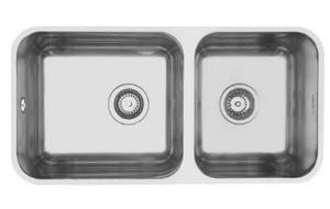 MERCER EC204 TAGLIO DOUBLE BOWL 1 & 3/4 REVERSIBLE TOP MOUNT