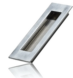 Mardeco 1141M Flush Pull Medium Height 135mm x Width 38mm Available In 5 Colours  : Black ,Brushed Nickel ,Brushed Satin Chrome  ,Satin Chrome ,White