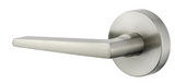 Sylvan Beaumont Tubular Privacy ,Dummy Trim & Passage Lever Handle Set Satin Nickel finish