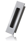 Mardeco 1145 Flush Pull CC Size 160mm x Overall Size 188mm x Depth 13mm - Available In 4 Colours  : Black ,Brushed Nickel ,Brushed Satin Chrome ,Satin Chrome