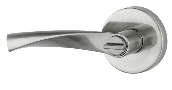 Sylvan Oakland Tubular Privacy ,Dummy Trim ,Entrance & Passage Lever Handle Set Satin Nickel finish