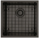 MERCER AURORA AA402 SINGLE BOWL WITH MATCHING GRID IN 4 COLOURS - GUN METAL, BRASS, COPPER, BLACK.