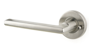 Sylvan Lagos Tubular Privacy ,Dummy Trim & Passage Lever Handle Set Stainless steel Fnish