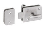 JNF IN.17.501 Latch With Colour Indication for Glass Doors ( Strike Box Included ) Stainless Steel