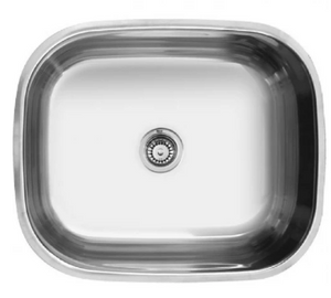 MERCER EL102 QUESTO LAUNDRY BOWL UNDER MOUNT NO OVERFLOW & WITH OVERFLOW