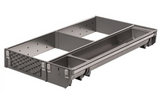 Blum ORGA-LINE Combination Insert M height 98.5mm, length 450mm-550mm ( 3 sizes ), width's 289mm (Trays + wide void) For NL