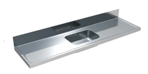 MERCER CLASSICLINE STAINLESS STEEL 600 SERIES C5-600 CABINET MOUNT BENCH