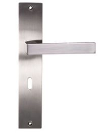 Sylvan Savona Longplate Lever Keyhole Handle Satin Nickel