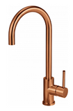 MERCER AURORA GOOSENECK MIXER IN 4 COLOURS - GUN METAL, BLACK. COPPER, BRASS.