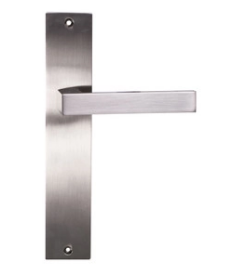 Sylvan Savona Passage Longplate Unpunched Handle Satin Nickel