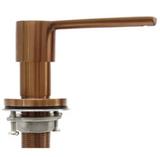 MERCER AURORA LOTION DISPENSER IN 5 COLOURS - STAINLESS STEEL, GUN METAL, BLACK. COPPER, BRASS.