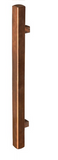 MILES NELSON COPPER PULL HANDLE NATURAL FINISH 600MM (PAIR) ROUND & SQUARE