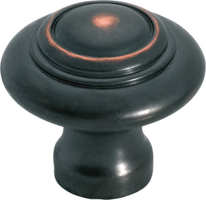 Cupboard Knob Domed Antique Copper D32xP29mm