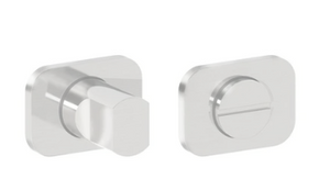 JNF IN.04.345.B1 Bathroom Lock ( Privacy Turn ) OSAKA Without Colour Indication Set - Finish Stainless Steel