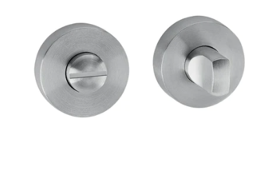 JNF IN.04.242 Bathroom Lock ( Privacy Turn ) Without Colour Indication Finish : Stainless Steel