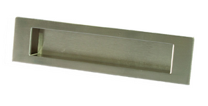 Sylvan Square Flush Pull 146mm - Satin Nickel Finish