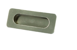 Sylvan Square Flush Pull 101mm  - Satin Nickel Finish