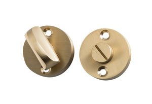 Privacy Turn Round Satin Brass D35mm