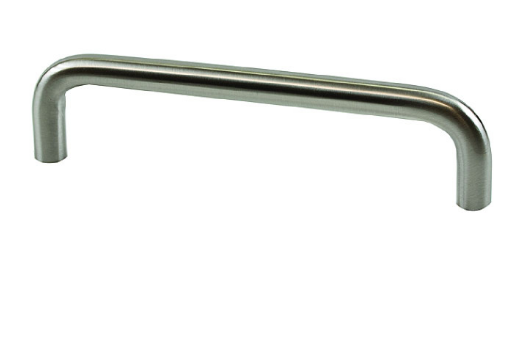 Sylvan Euro Luton Steel Handle Satin Nickel Plate Available In 5 Sizes : 96mm ,128mm ,3