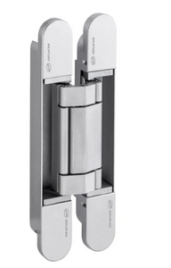 JNF IN.05.063 Invisible Hinge With 3D Adjustment Coplan 245 ( 160 kg ) Edition Finish : Satin Chrome (grey) ,Black & White