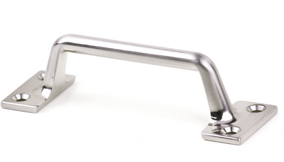 Sylvan Euro Bala Surface Fix 86mm Handle - Chrome Plate ,Satin Nickel Plate & White Finish