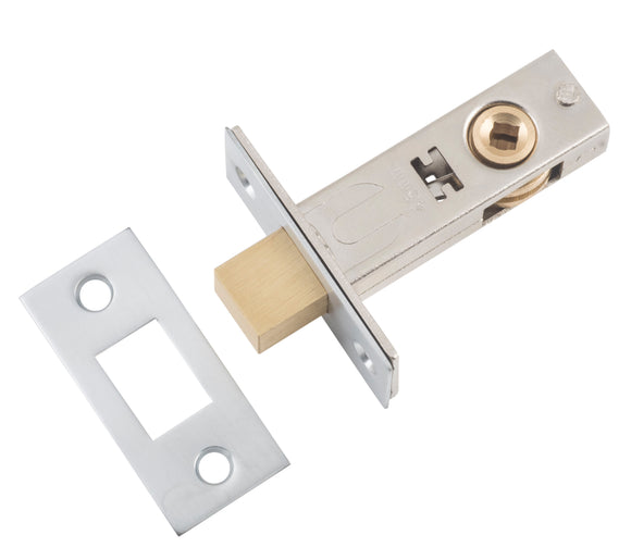 Privacy Bolt Satin Chrome Backset 45mm