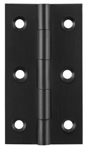 Cabinet Hinge Fixed Pin Matt Black H63xW35mm