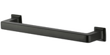 Sylvan Euro Hampton 128mm Cabinet Handle - Black & Satin Nickel Plate