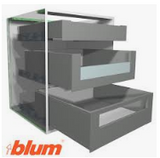 Blum Legrabox M Inner drawer front kit Up to 1200W