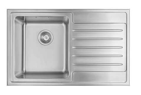 San Sink Stainless Steel Michel Premium 1.00mm XL Overflows XL-100 LEFT