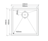 San Sink Stainless Steel AN4040-Napoli Delta Range 1.0mm