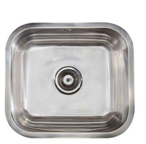 San Sink Stainless Steel E-101S Atlas Eco Range .9mm Single Bowl