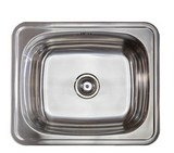 San Sink Stainless Steel E-105-SL Atlas Eco Range .9mm Single Bowl