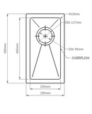 San Sink Stainless Steel 100-20 Sienna Titan premium Range 1.2mm