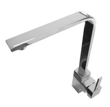 San Tap Square Geometric Style Taps Chrome