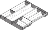 Blum ORGA-LINE Cutlery kitset for M height 98.5mm, length 550mm,Draw front depth 524mm,width's 450mm - 900mm available for 5 sizes